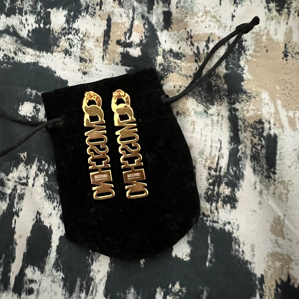 Moschino earrings
